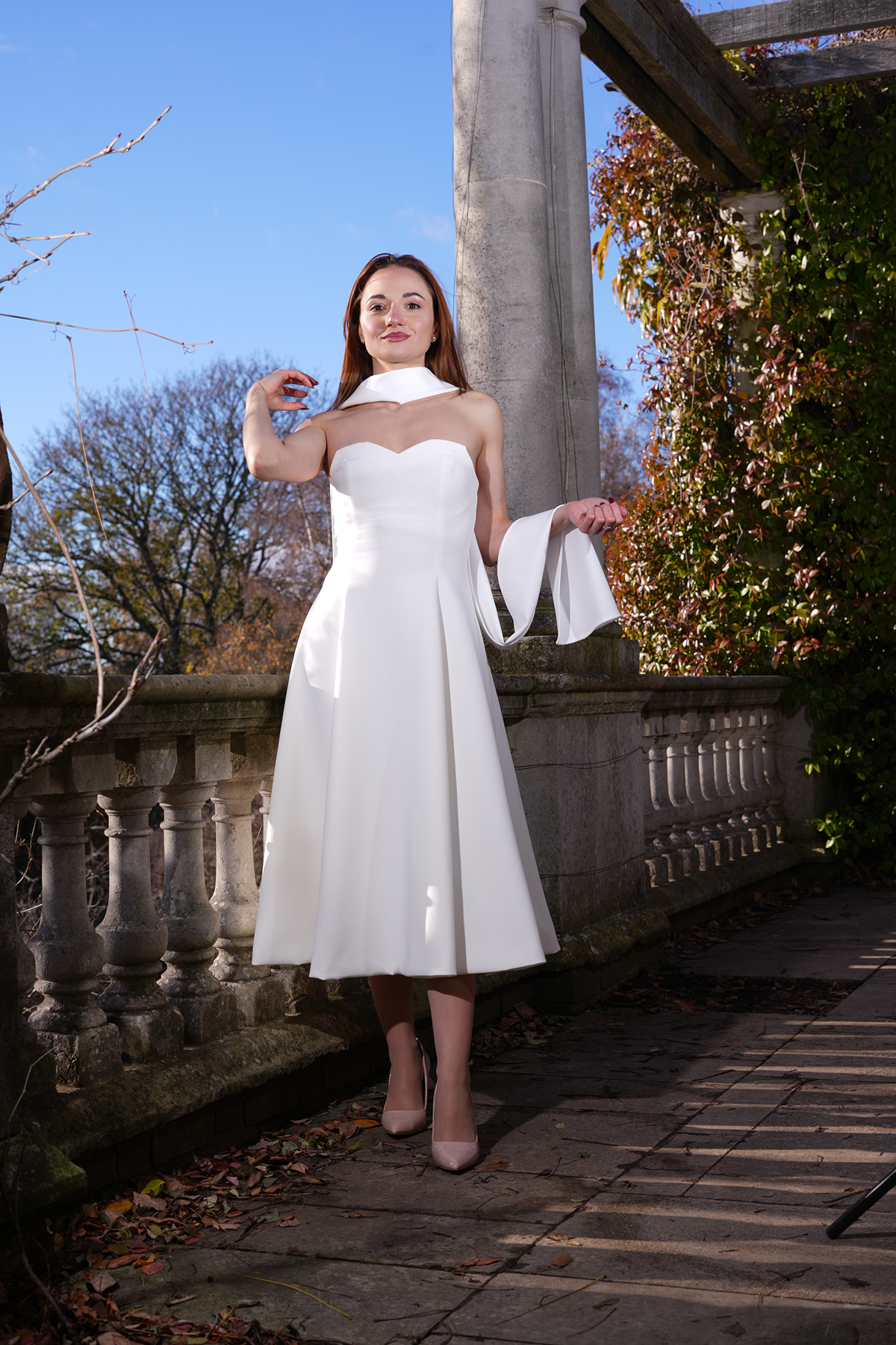 Signature Westbourne Dress (White)