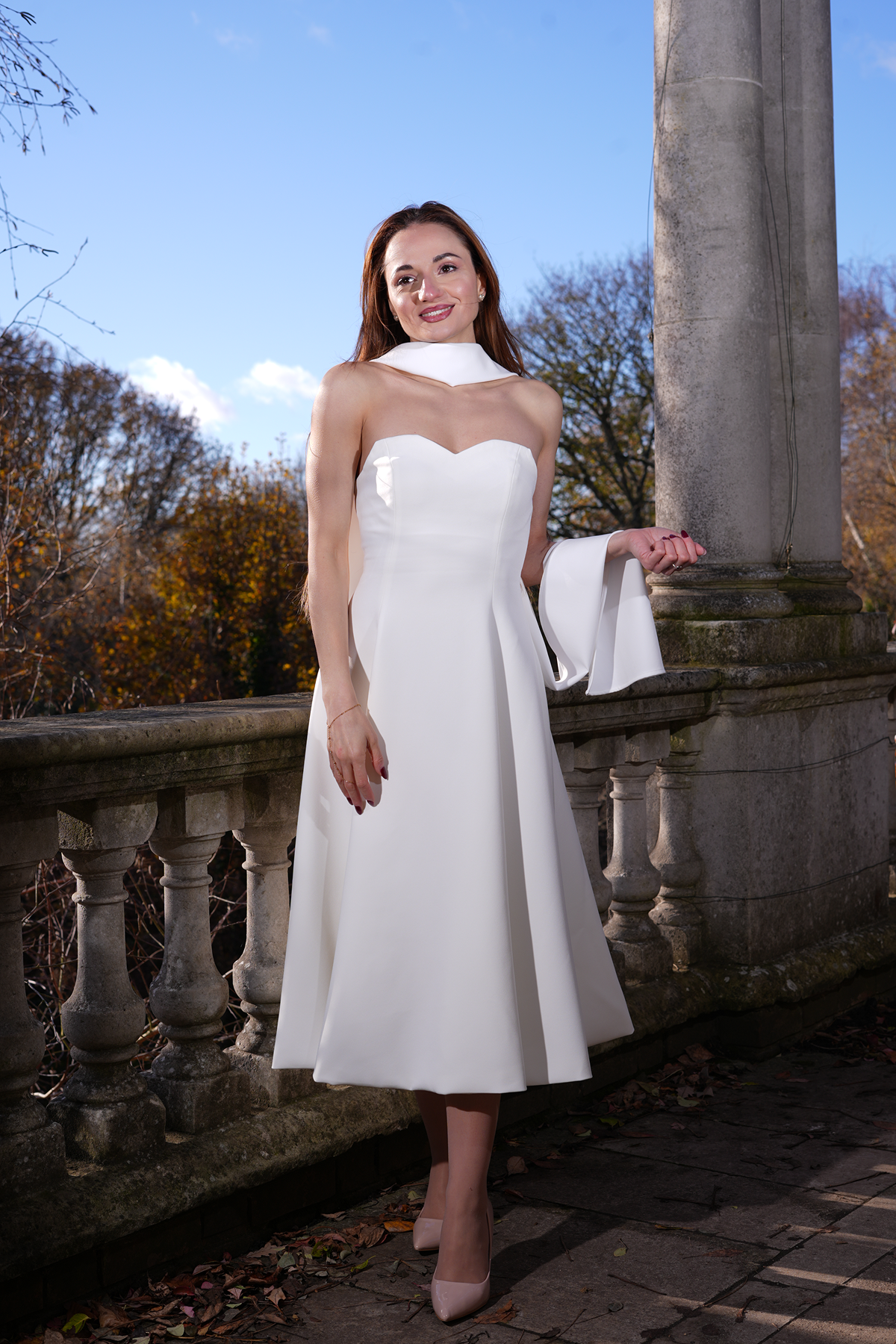 Signature Westbourne Dress (White)