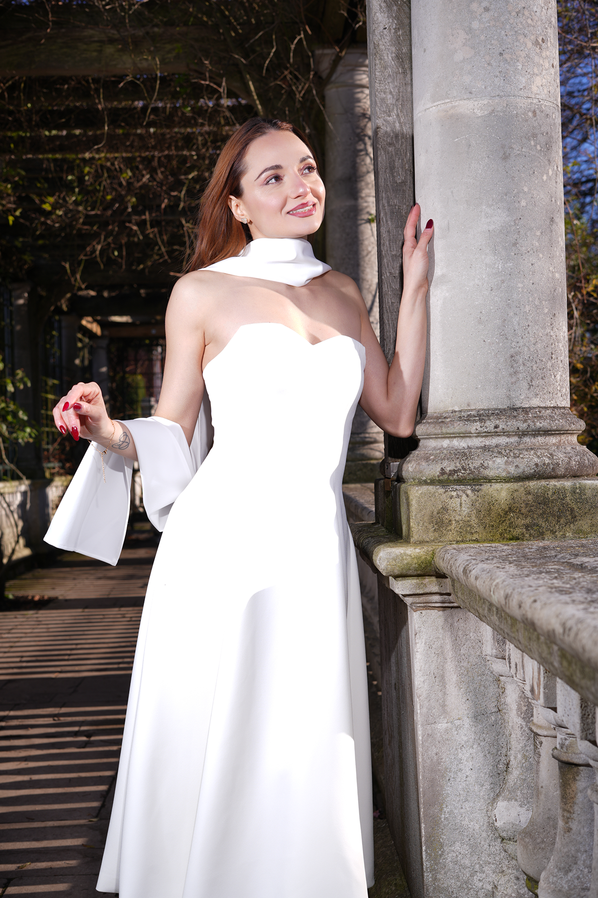 Signature Westbourne Dress (White)