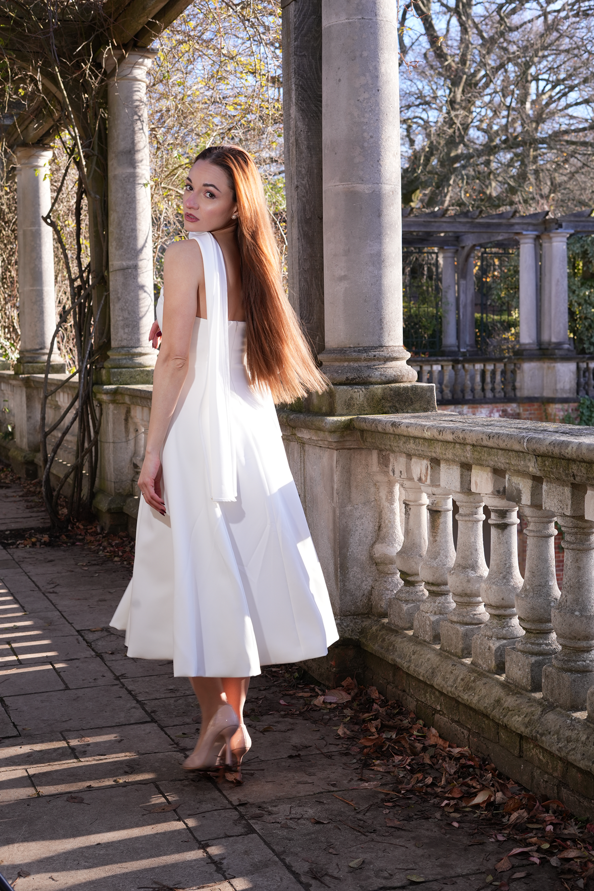Signature Westbourne Dress (White)